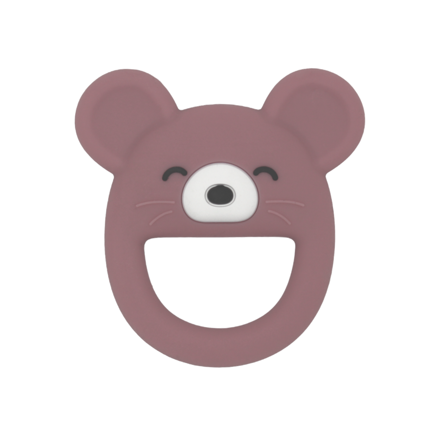 Happy Bear Teether - Pink